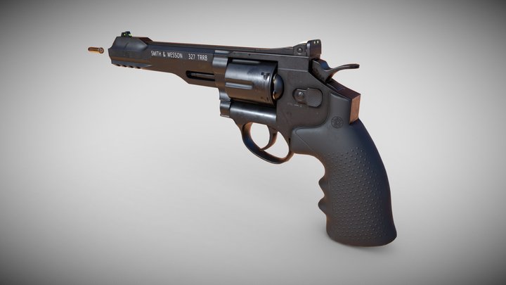 Game Ready Asset - Revolver Smith & Wesson 327 3D Model