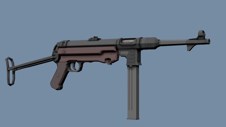 Low-Poly MP40