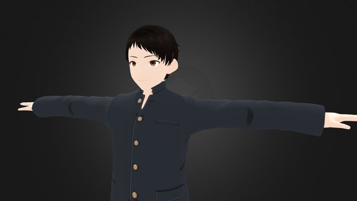 anime 3d (sam) 3D Model