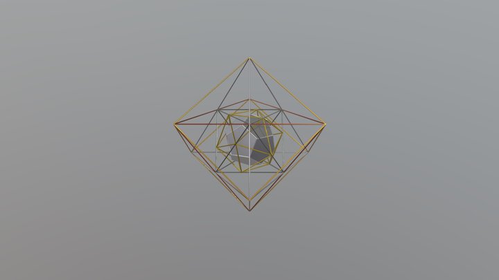 Regular polyhedron 3D Model