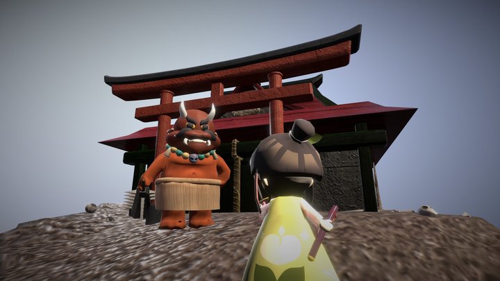 SP3_Momotaro 3D Model