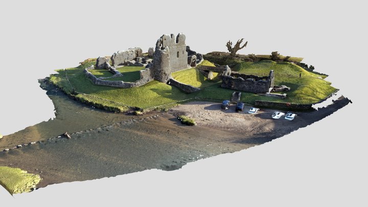 Ogmore Castle – Gratis 3D-model STL