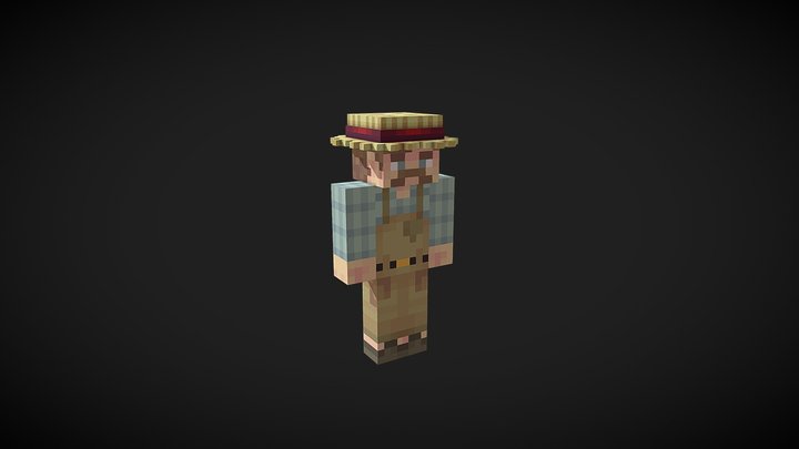 Straw Hat Model OLD 3D Model