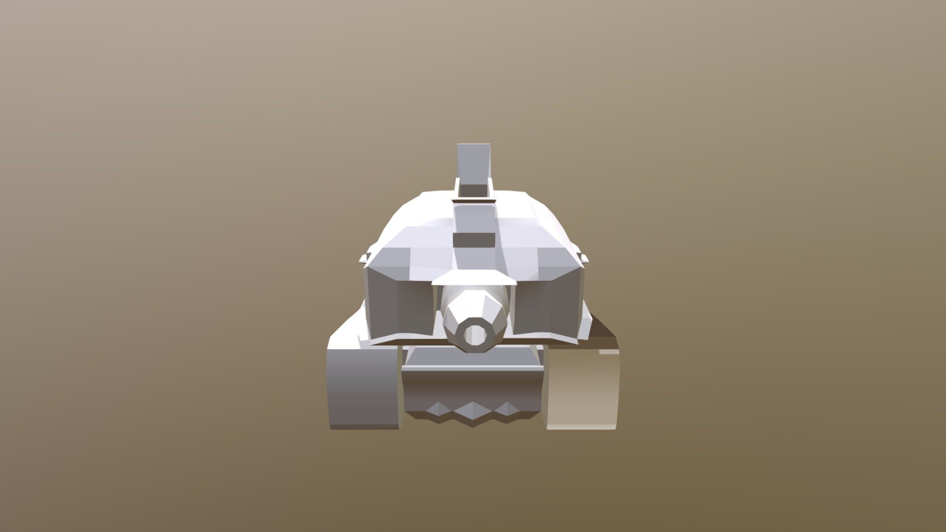 First Attempt At Low Poly Tank