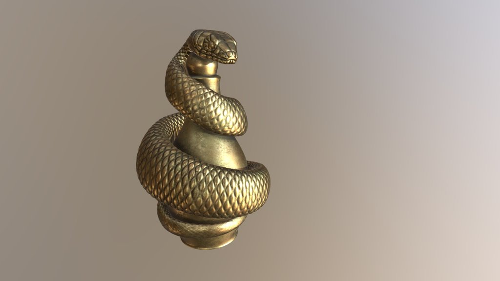 Snake sculpture