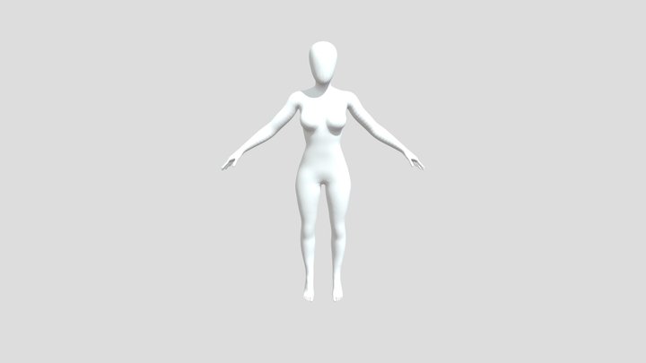 Female Basemesh 3D Model