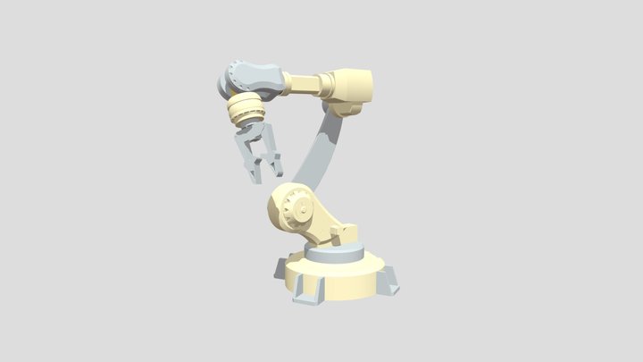 INDUSTRIAL ROBOTIC ARM 3D Model