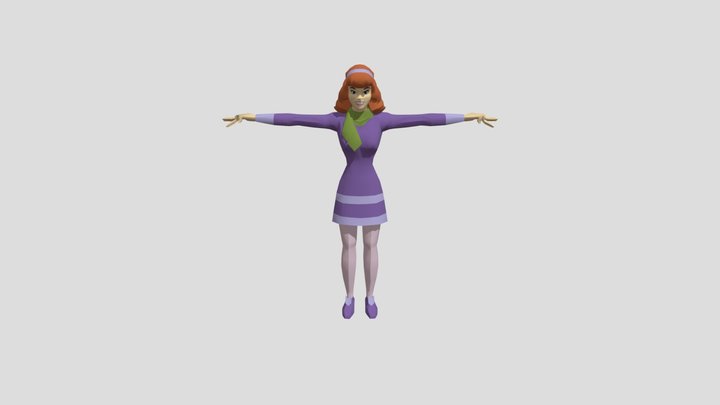 Daphne from Scooby Doo 3D Model