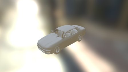 Toyota Mark 2 witout texture and optimization 3D Model