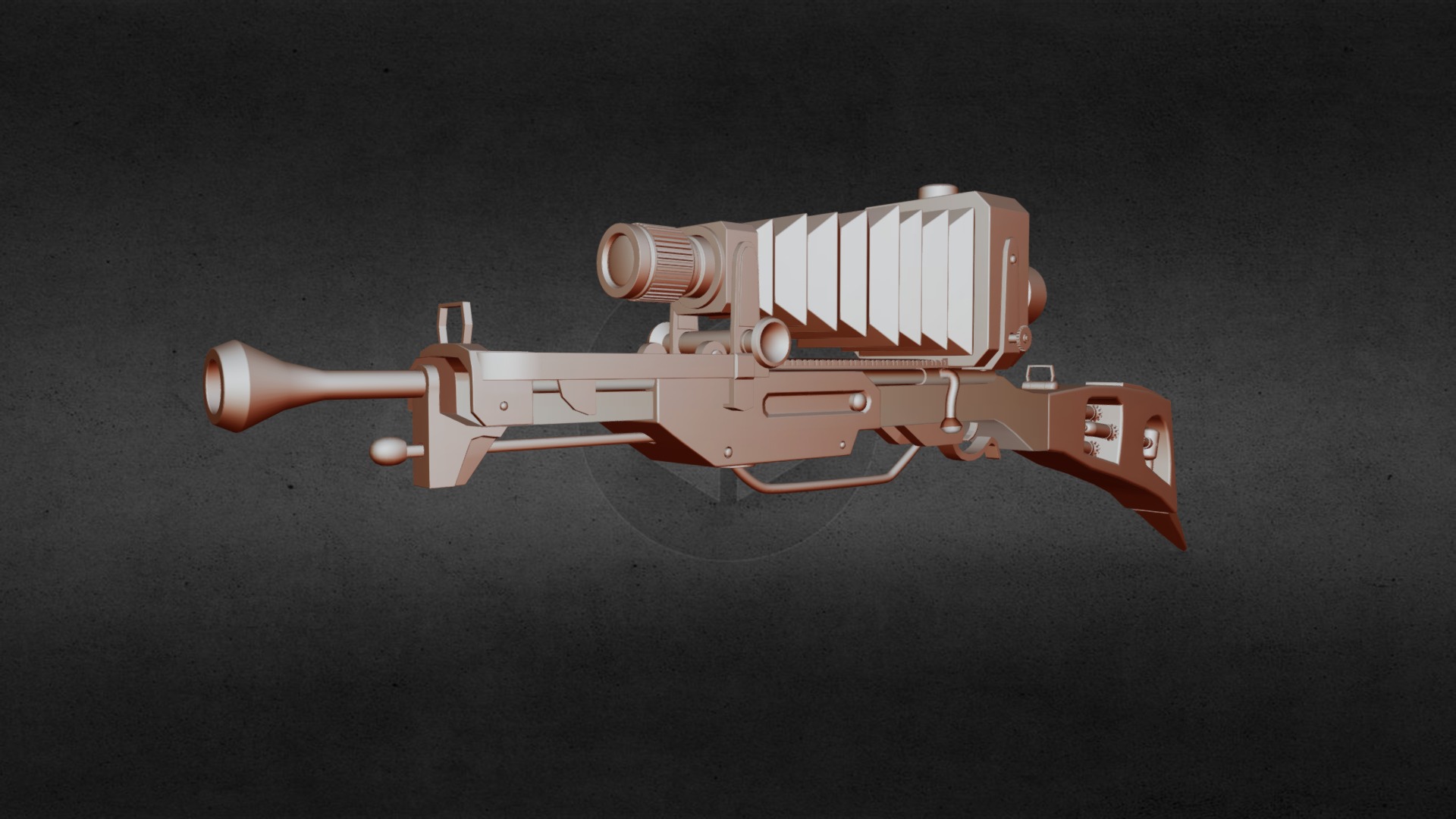 Steampunk Camera Sniper Rifle