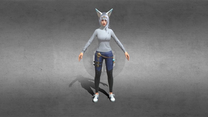 FF_NEW_GIRL_ Bundle_by_ Red- Shot 3D Model