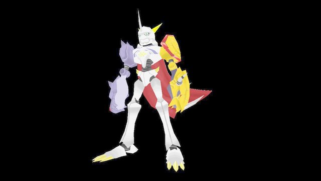 Omnimon Low Poly 3D Model