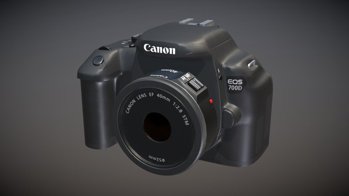 Canon EOS 700d 3D Model