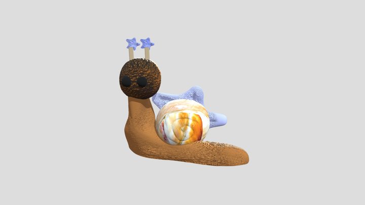 Snail Starfish (2) 3D Model