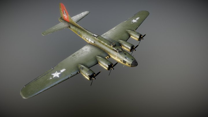 B-17 3D Model