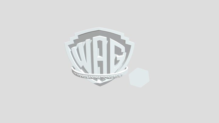 Warner Animation Group Logo 2014-2020 3D Model