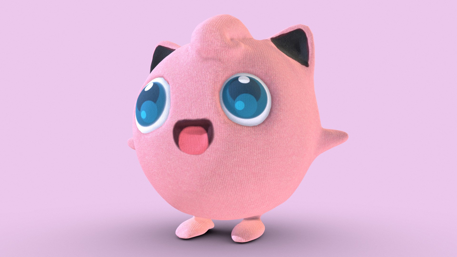 Jigglypuff - Pokemon - 3D model by est.laura.pulido [2b1262b] - Sketchfab