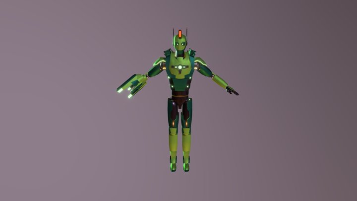 Cosmic Bolts 3D Model