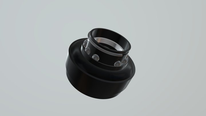 Moza Simracing Quick Release 3D Model