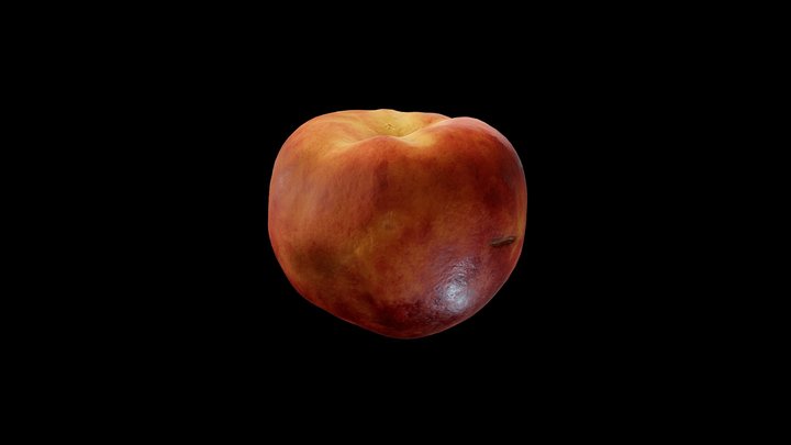 Peach 3D Model