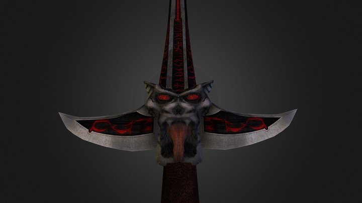 daedric_shortsword_sketchfab_1k 3D Model