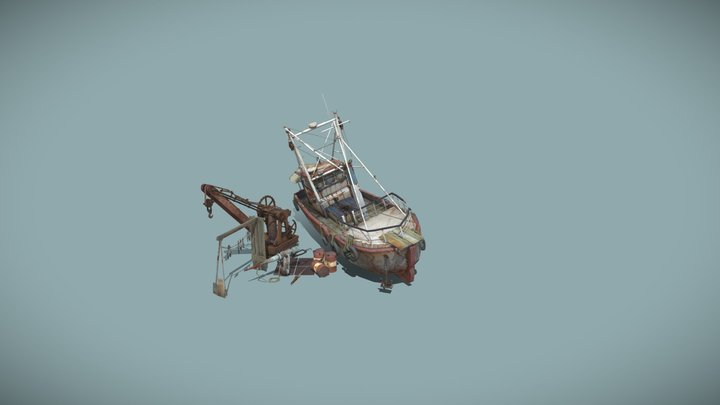 DAE 5 Finished props - Rustborn 3D Model