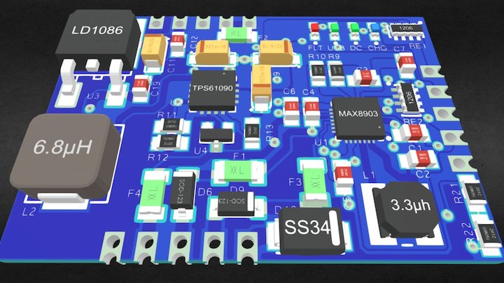 UPS 2 AMP MODULE 3D Model