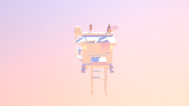 Desk HP Mk2 3D Model