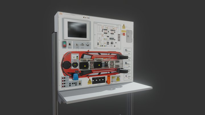 CarTrain - Diagnostics of HV Vehicles ,CO3221-6X 3D Model