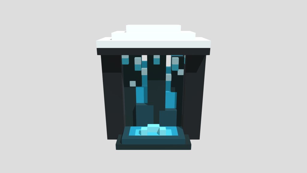Frozen Waterfall - Voxel 32x32