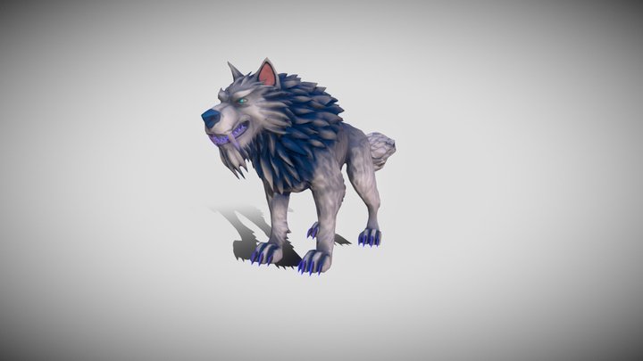 Magic Wolf 3D Model