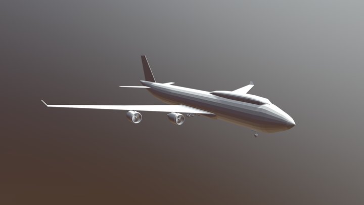 Simple 747 3D Model