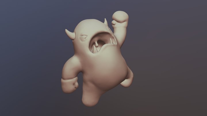 Melvin_sculpt CG-Cookie Training 3D Model