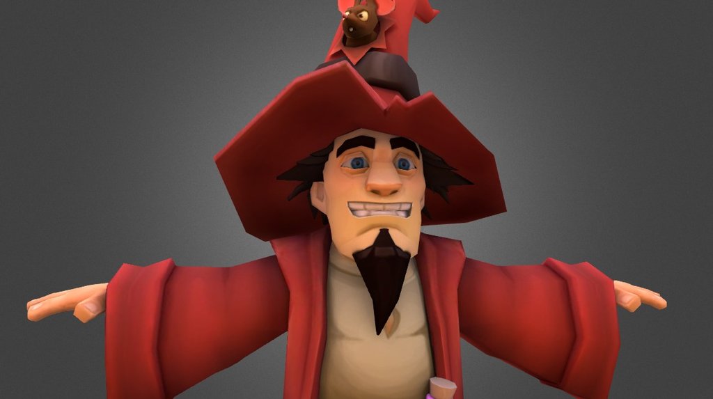 Magician - 3D Character Artist Test - 3D model by Dulce Isis (@isis ...