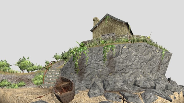 DAE Diorama - By the ocean 3D Model
