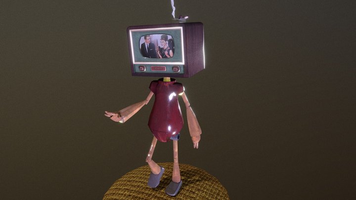 TV Boy 3D Model