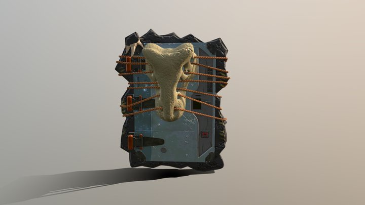 Shield Door 3D Model
