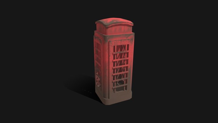 Env_Fac_Street_TelephoneBooth_01 3D Model