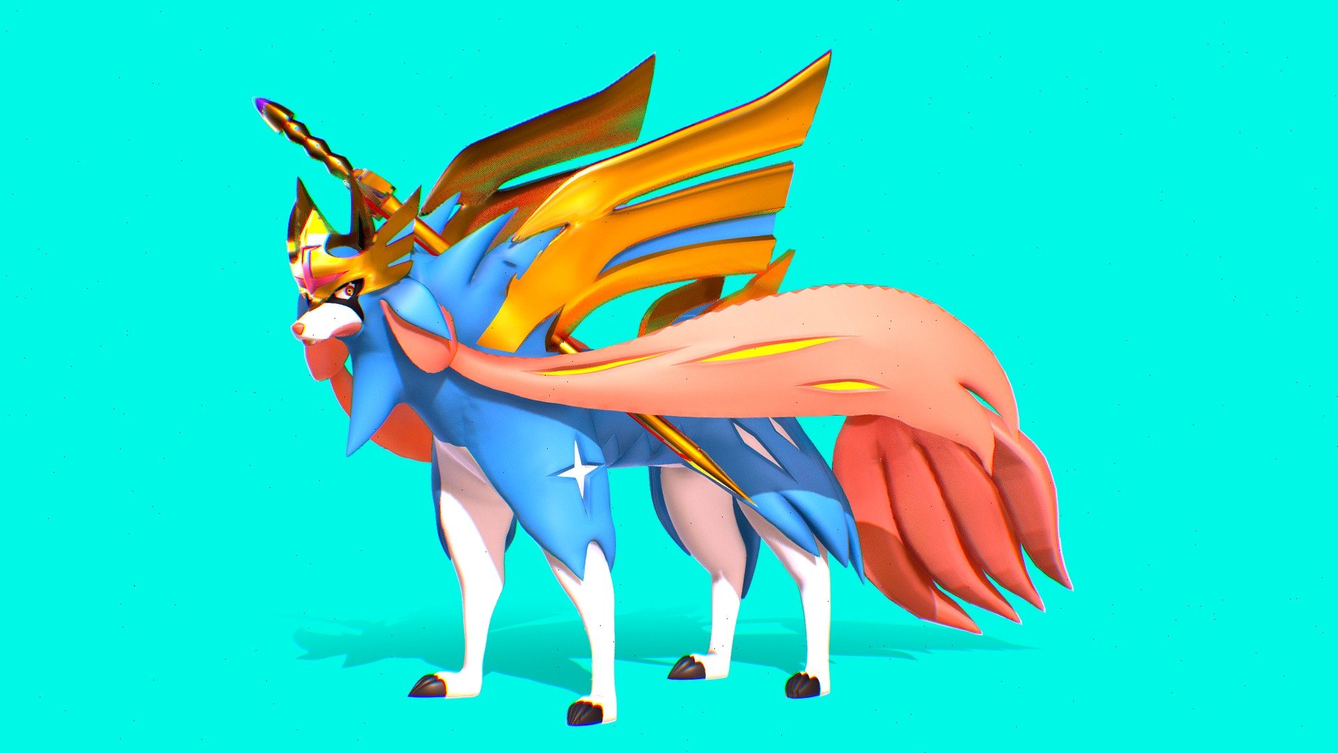 Pokemon Sword and Shield // Ultra Shiny ZACIAN (Instant Download) 