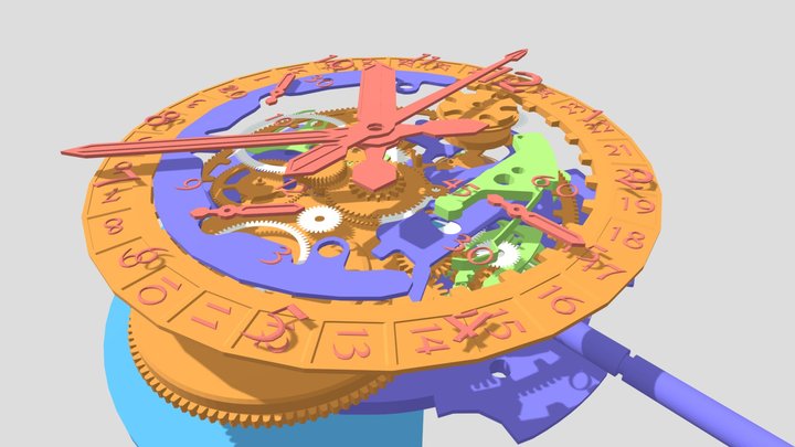 The Clock 3D Model