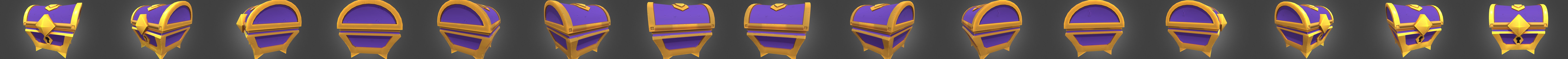 Purple Treasure Chest (AFK Arena) 3D Model