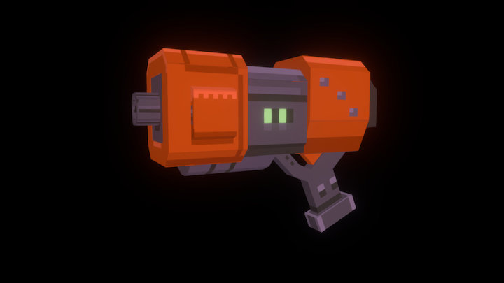 Laser Pistol 3D Model