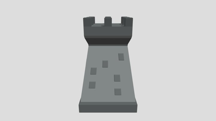 Medieval Tower [Low-Poly] 3D Model