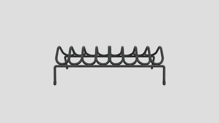 Universal HandGun Rack Holder – Gratis 3D-model STL