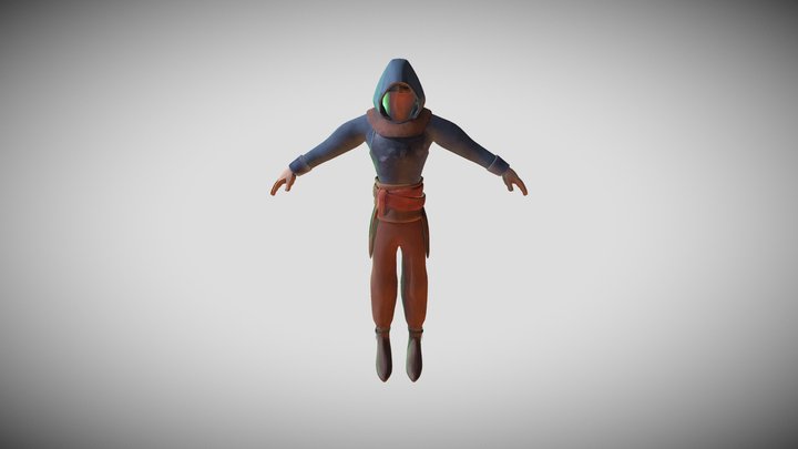 Thief Main Character 3D Model