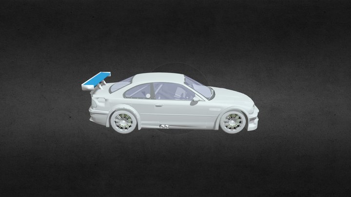bmw-m3-gtr-nfsmw 3D Model