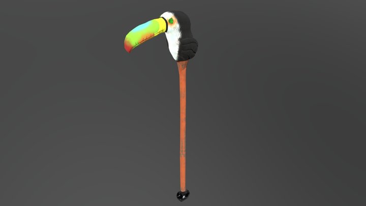 Baston Steampunk Caribe 3D Model