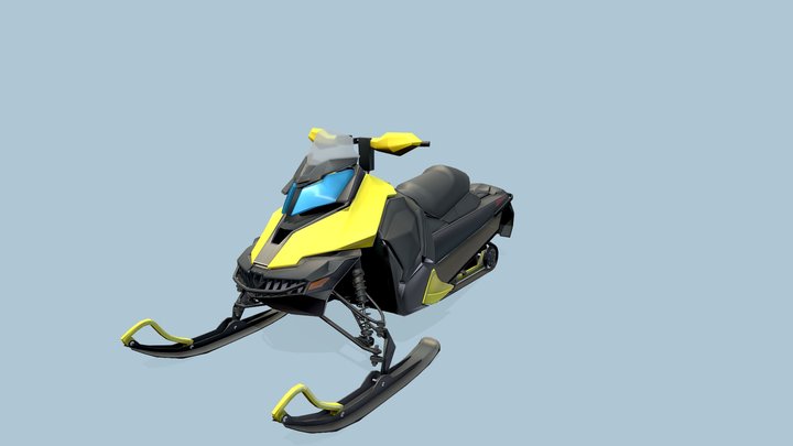 Ski- Doo Snowmobile 3D Model