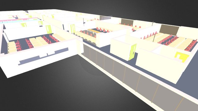 CÉGEP DE L'OUTAOUAIS : CAMPUS FÉLIX-LECLERC 3D Model
