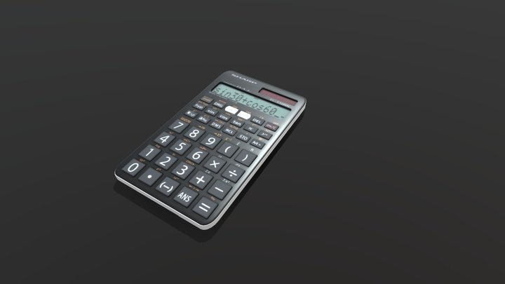 Sharp_Calculator 3D Model
